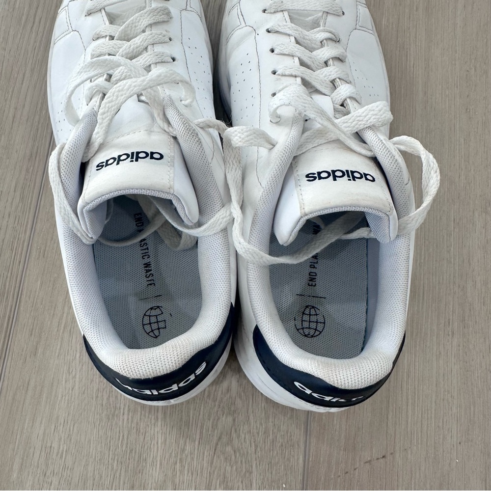 Adidas Advantage sneaker in white legend ink men’s size 9 - Picture 8 of 9